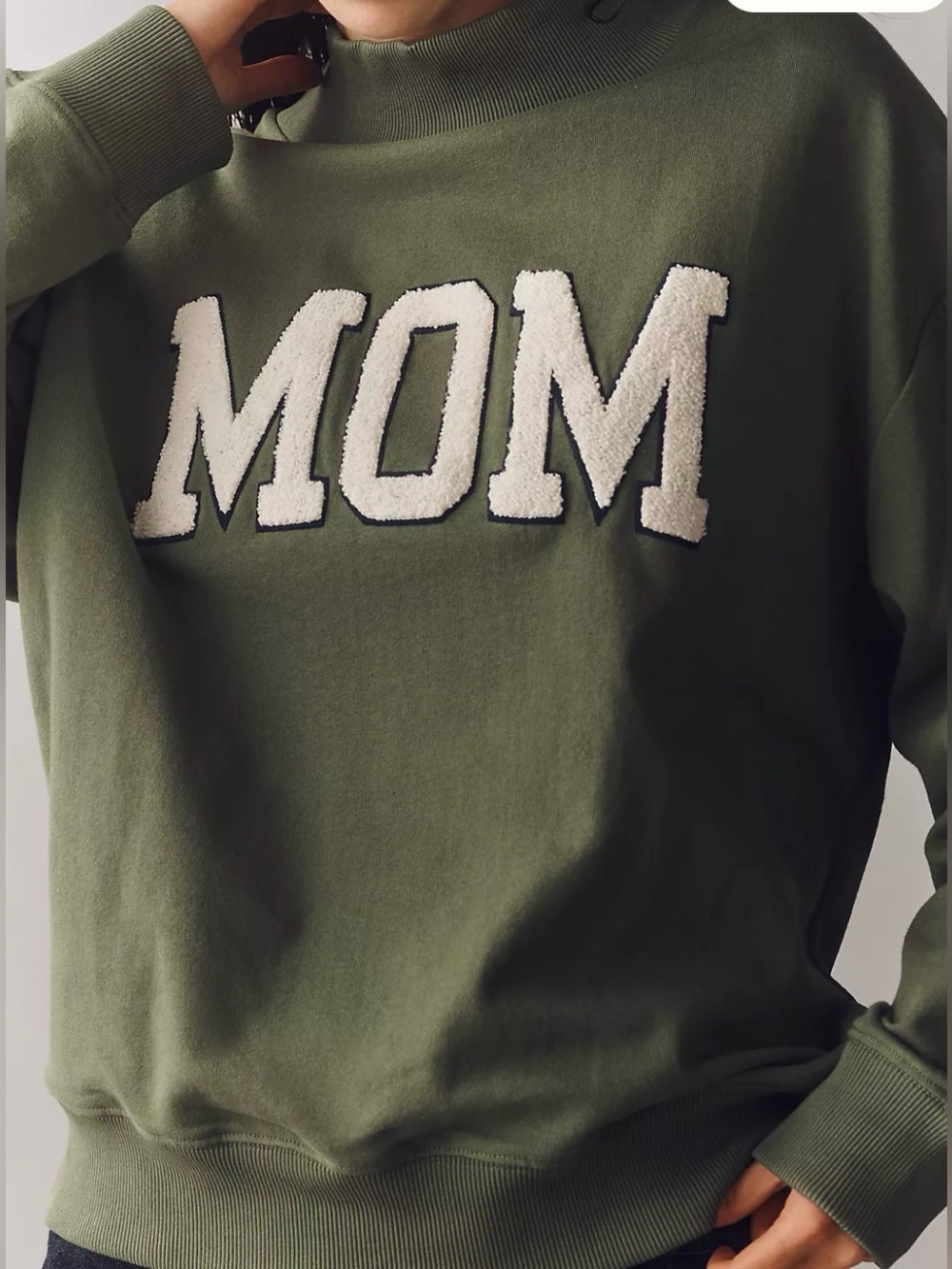 Anthropologie Mom Mockneck Pullover - Picture 2 of 9